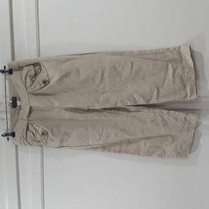 Banana Republic women's cropped linen pants size 4